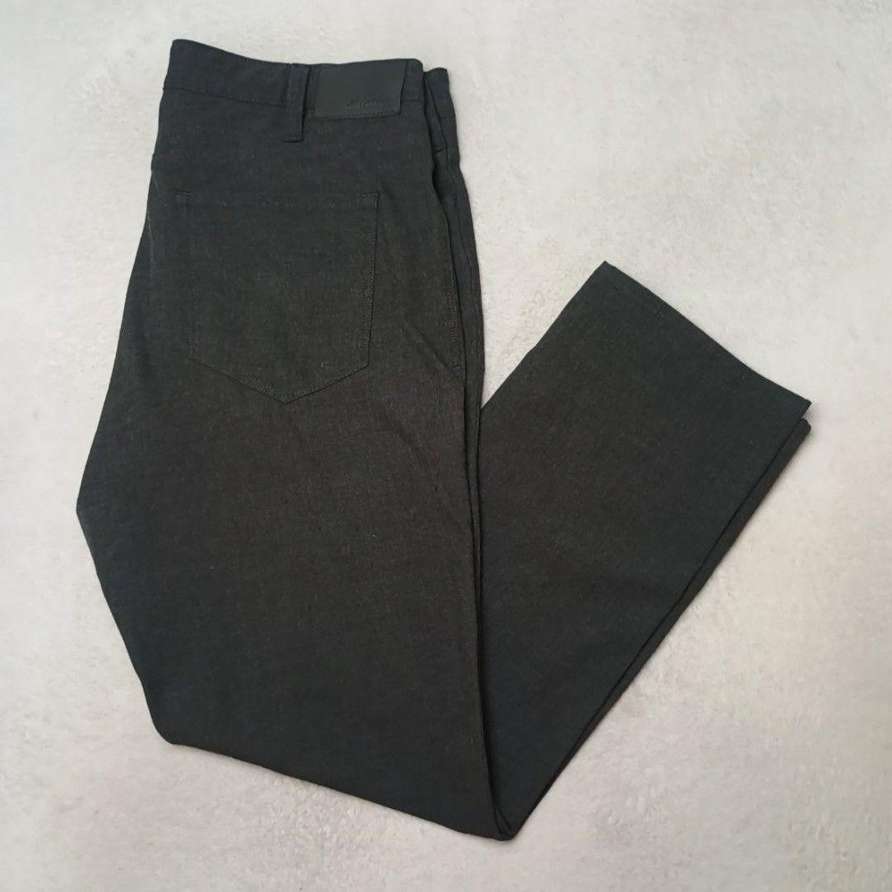 34 Heritage Charisma Jeans Mens 38x30 Gray Straight Classic Stretch Rayon Work